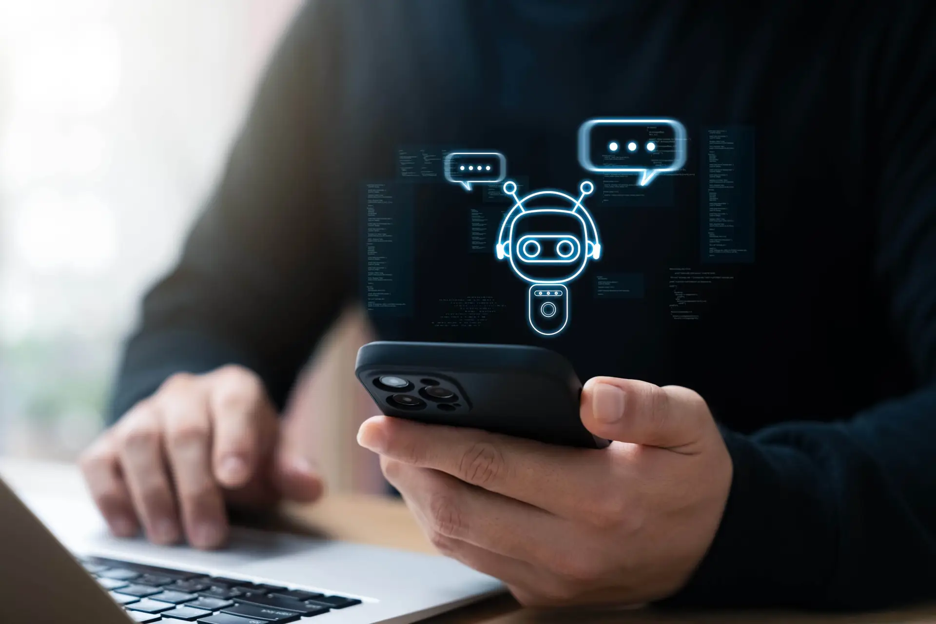 AI chatbot interface showcasing Sidekick Creative Company's tailored solutions for enhancing customer engagement and service.